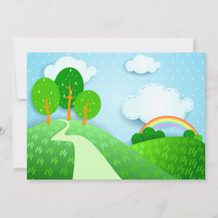 Paisaje de fantasía, invitación