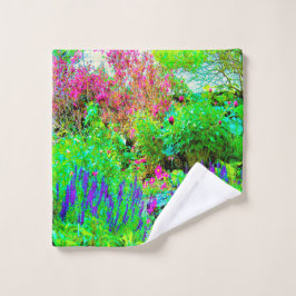 Paisaje de Green Spring Garden con peonies