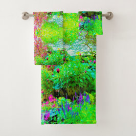 Paisaje de Green Spring Garden con peonies