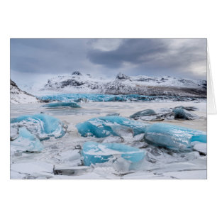 Paisaje de hielo glaciar, Islandia