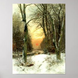 Paisaje de invierno, Arte fino