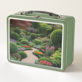 paisaje de jardín floral