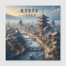 Paisaje de Kyoto Japón Viaje Vintage