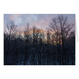 Paisaje de la Naturaleza del Sol Invierno I Pastel