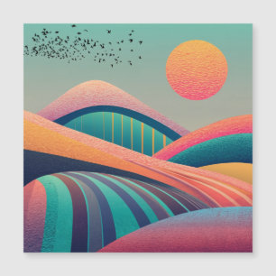 Paisaje de las colinas de Kaleidoscope