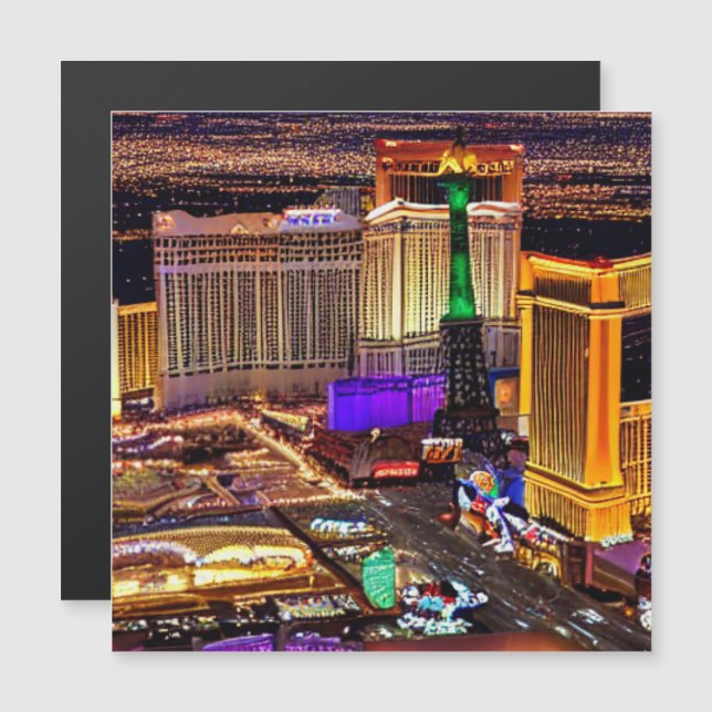 Paisaje de Las Vegas en Nevada (Anverso/Reverso)