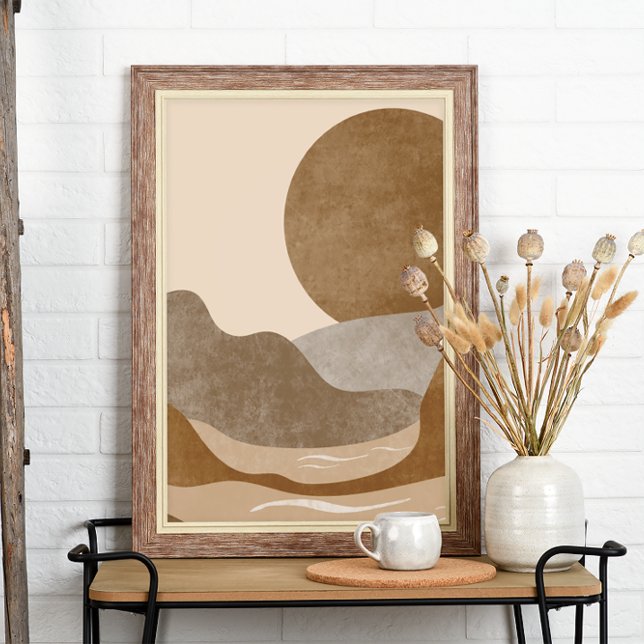 Paisaje de montaña estético Boho Arte moderno (Subido por el creador)