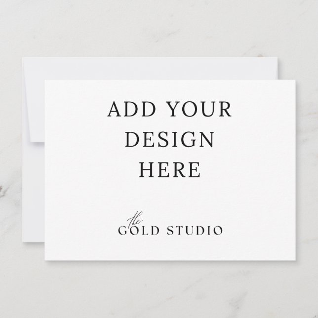 Paisaje de plantillas de invitaciones pequeñas (4, (Anverso)