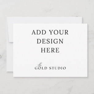 Paisaje de plantillas de invitaciones pequeñas (4,