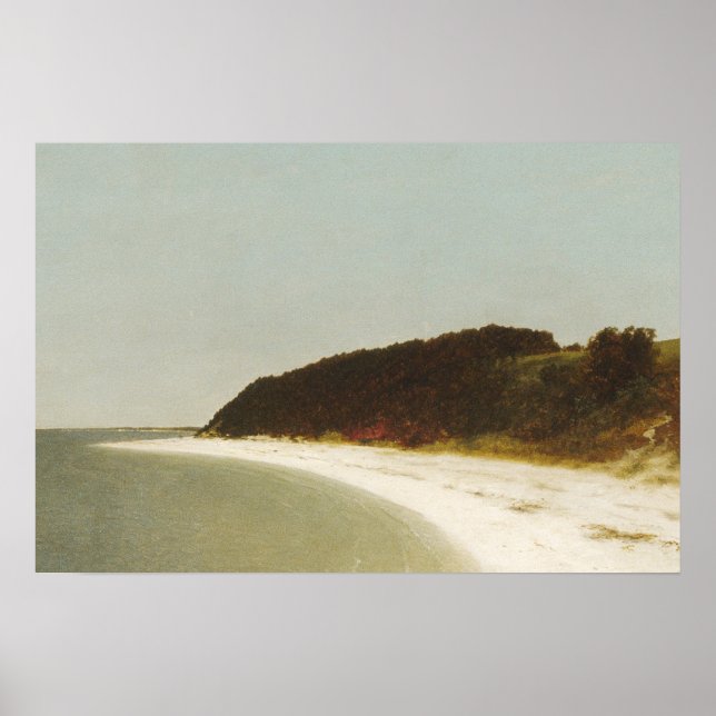 Paisaje de playa Pintura de arte clásico (Frente)