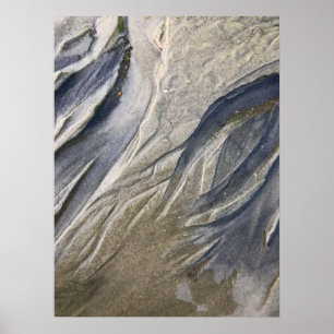 Paisaje de playa Resumen de arte