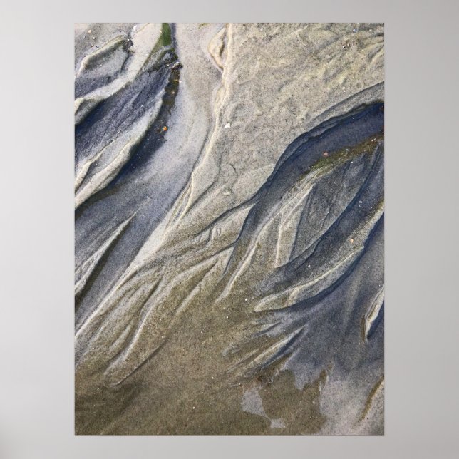 Paisaje de playa Resumen de arte (Frente)