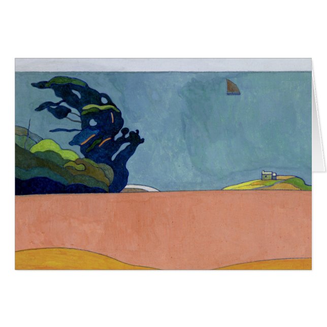 Paisaje de Pouldu, c.1892 (Anverso (Horizontal))