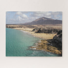 Paisaje de rompecabezas en Lanzarote - Papagayo