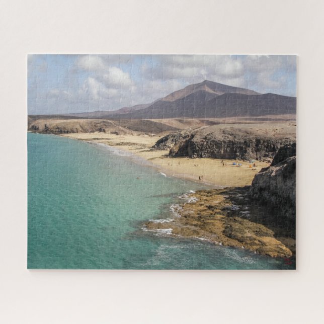 Paisaje de rompecabezas en Lanzarote - Papagayo (Horizontal)