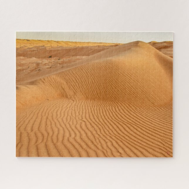Paisaje de rompecabezas en Omán - Arenas Wahiba (Horizontal)