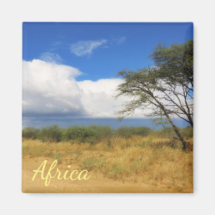 Paisaje de sabana de Bush África Safari Imán de ár