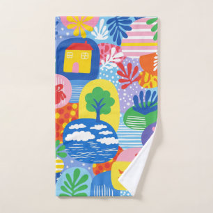 Paisaje de sueños vibrantes: mundo abstracto capri