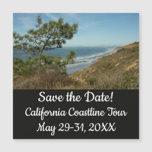 Paisaje de Torrey Pine y costa de California