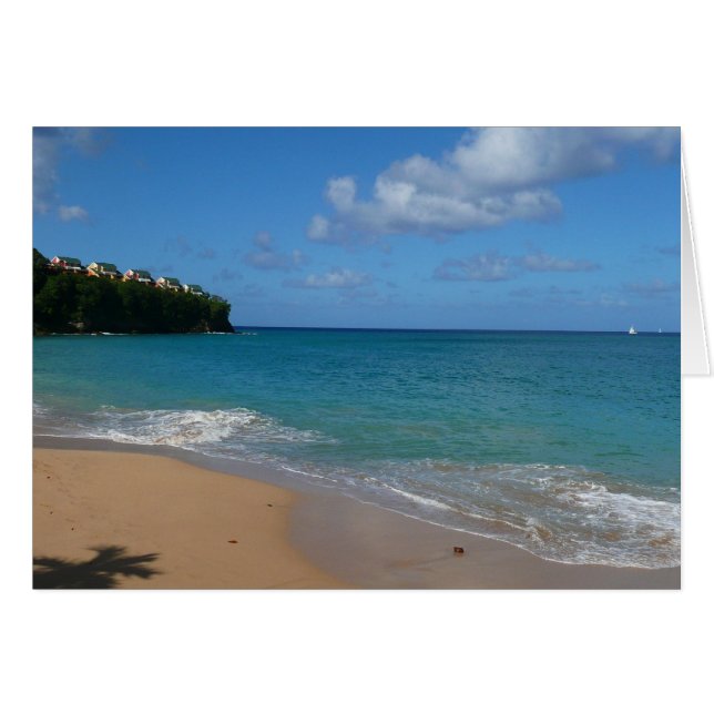 Paisaje de vacaciones tropicales en la playa de Sa (Anverso (Horizontal))