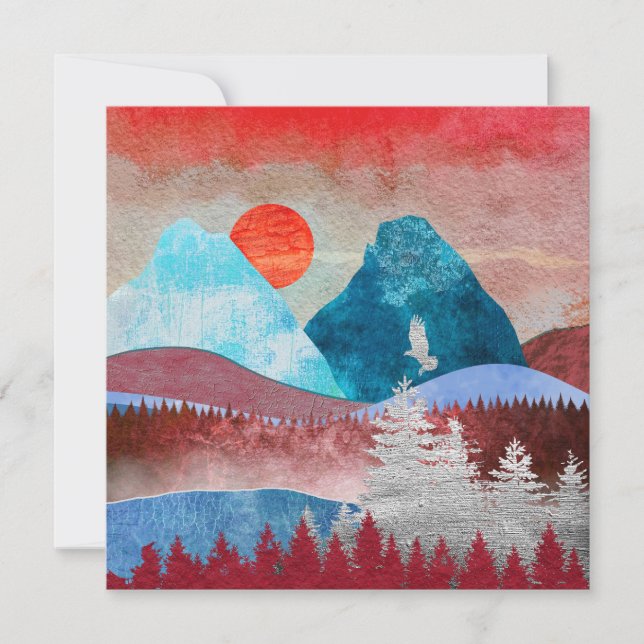 Paisaje del águila plateada (Anverso)