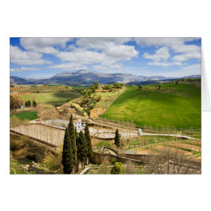 Paisaje del campo de Andalucía en España