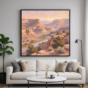 Paisaje del Cañón - Arte de Estilo de Pintura al P
