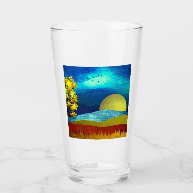 Paisaje del cielo líquido (Anverso)