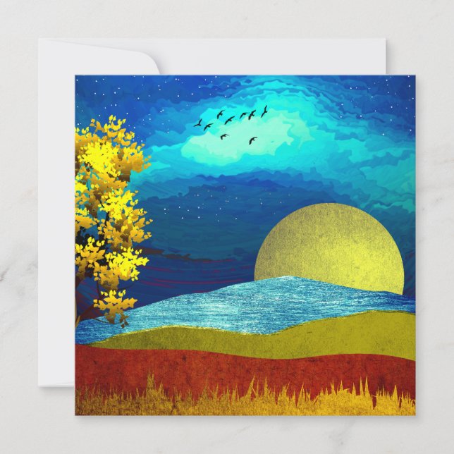 Paisaje del cielo líquido (Anverso)