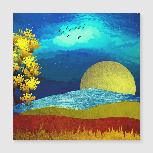 Paisaje del cielo líquido (Anverso)