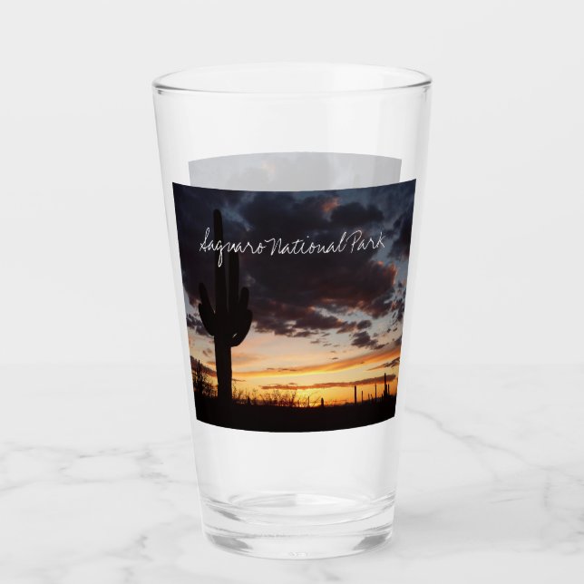 Paisaje del desierto Saguaro Sunset III Arizona (Anverso)