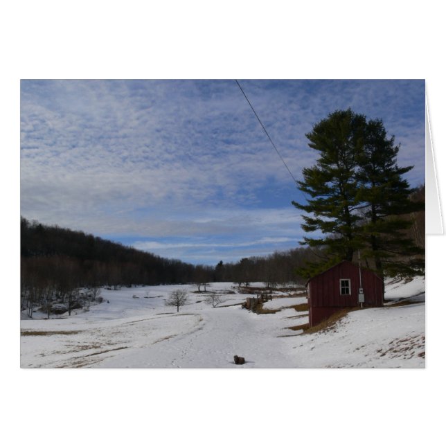 Paisaje del invierno (Anverso (Horizontal))