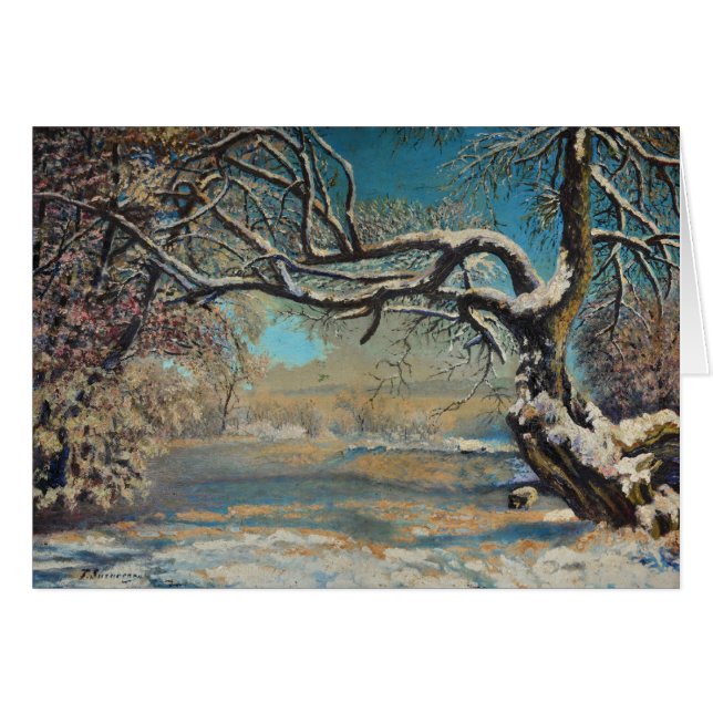 Paisaje del invierno (Anverso (Horizontal))