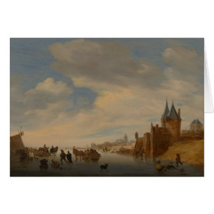 Paisaje del invierno en Arnhem el 1653