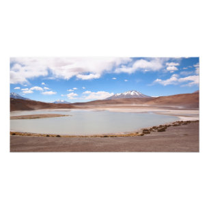 Paisaje del lago en la impresión de la foto de