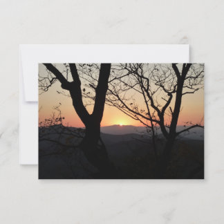 Paisaje del Parque Nacional Shenandoah Sunset