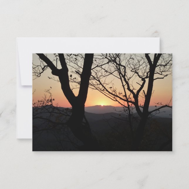 Paisaje del Parque Nacional Shenandoah Sunset (Anverso)