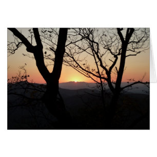 Paisaje del Parque Nacional Shenandoah Sunset