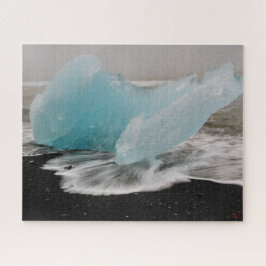 Paisaje del rompecabezas de Islandia - iceberg