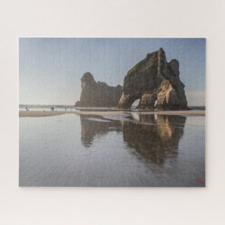 Paisaje del rompecabezas de la playa de Nueva