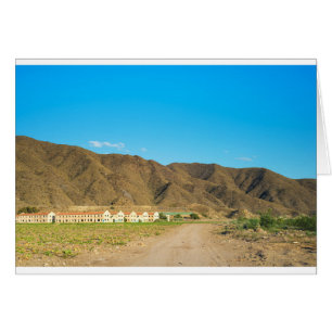 Paisaje desértico en Almería, Andalucía, España
