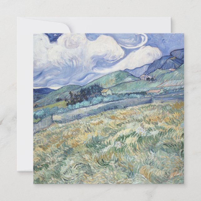 Paisaje detrás de Saint-Paul Vincent van Gogh (Anverso)