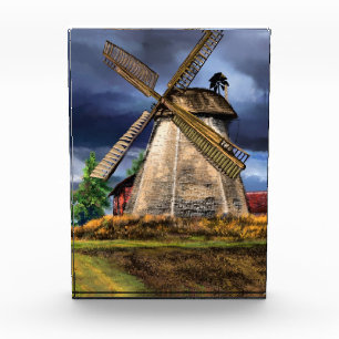 Paisaje en el bloque fotográfico de los Países Baj