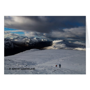 Paisaje en invierno de Glencoe Escocia