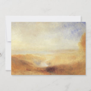 Paisaje en la bahía del río lejano por Joseph Turn