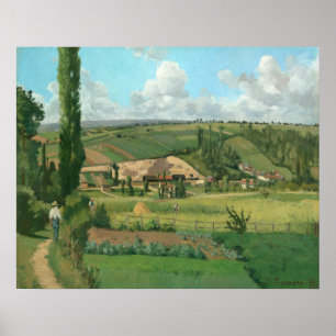 Paisaje en Les Pâtis - Camille Pissarro Bella Arte