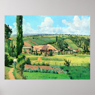 Paisaje en Les Patis, Pontoise, obras de arte famo