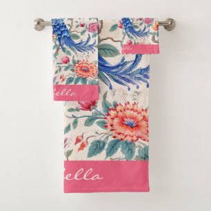 Paisaje floral personalizado Chinoiserie Asia Peac