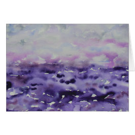 Paisaje Impresionante De Color Gris Púrpura