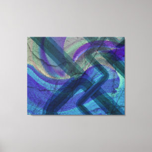 Paisaje industrial Resumen 4 lienzo estirado